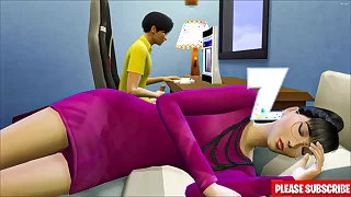 Japanese step-son fucks asian stepmom  after adhering porn masturbating next encircling her-Family Coition Taboo - Adult Boob tube